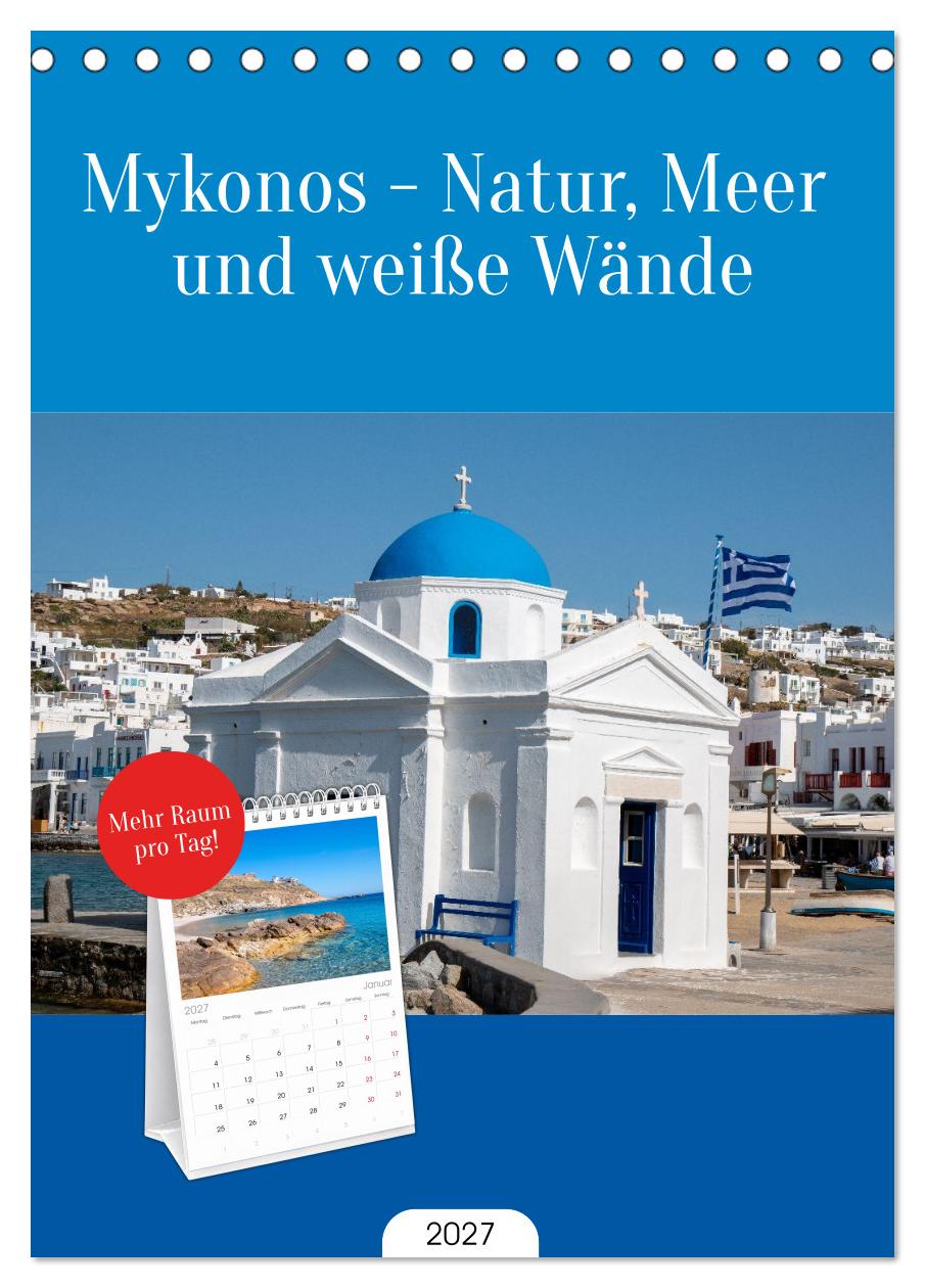 Mykonos - Natur, Meer und weiße Wände