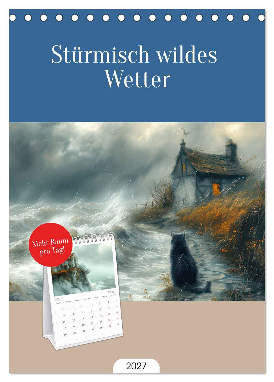 Stürmisch wildes Wetter