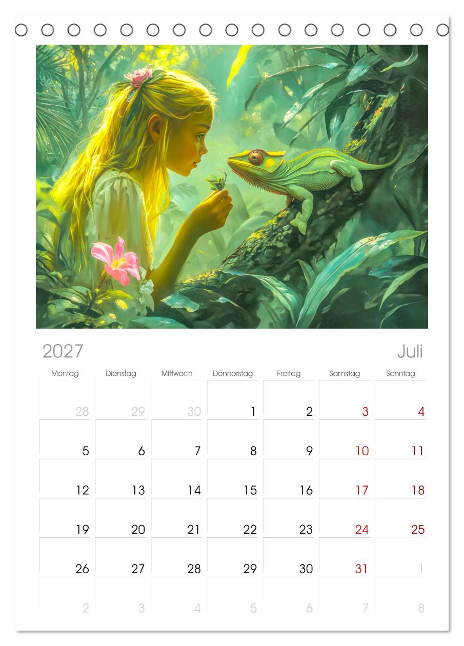 Verträumte Begegnungen - Kinderkalender