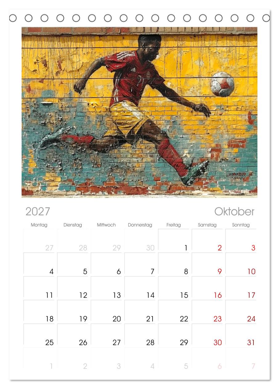 Fußball Graffiti - sportliche Kunst