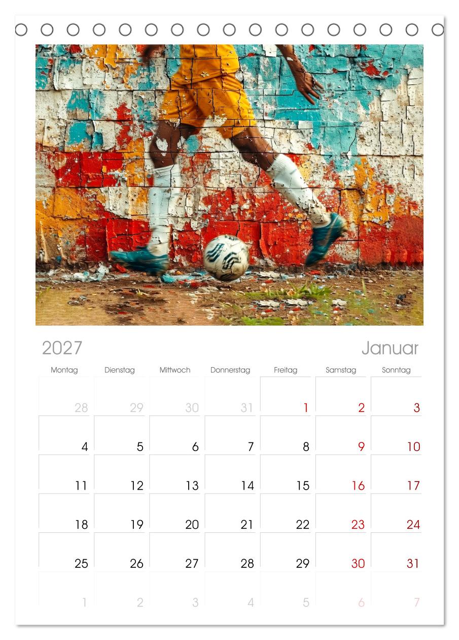 Fußball Graffiti - sportliche Kunst