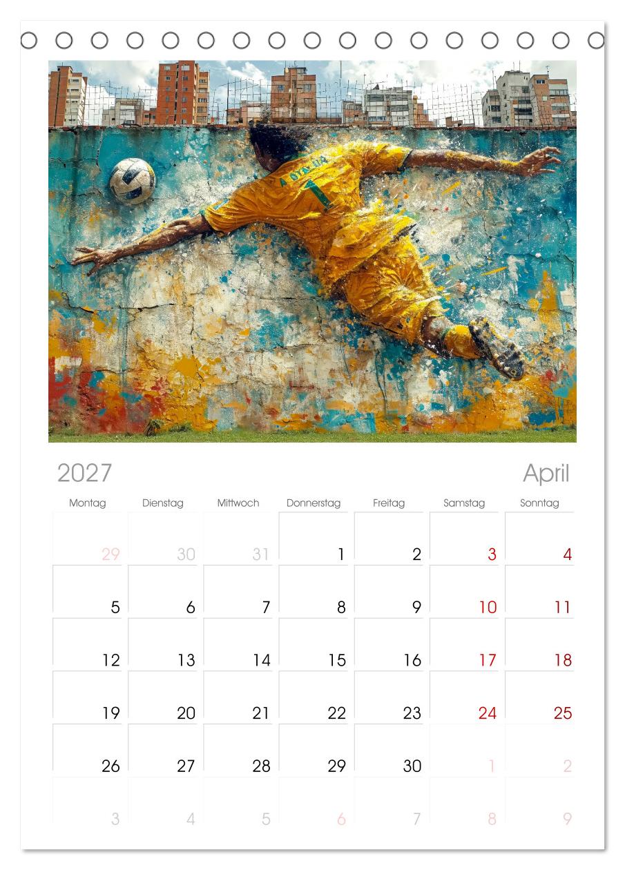 Fußball Graffiti - sportliche Kunst