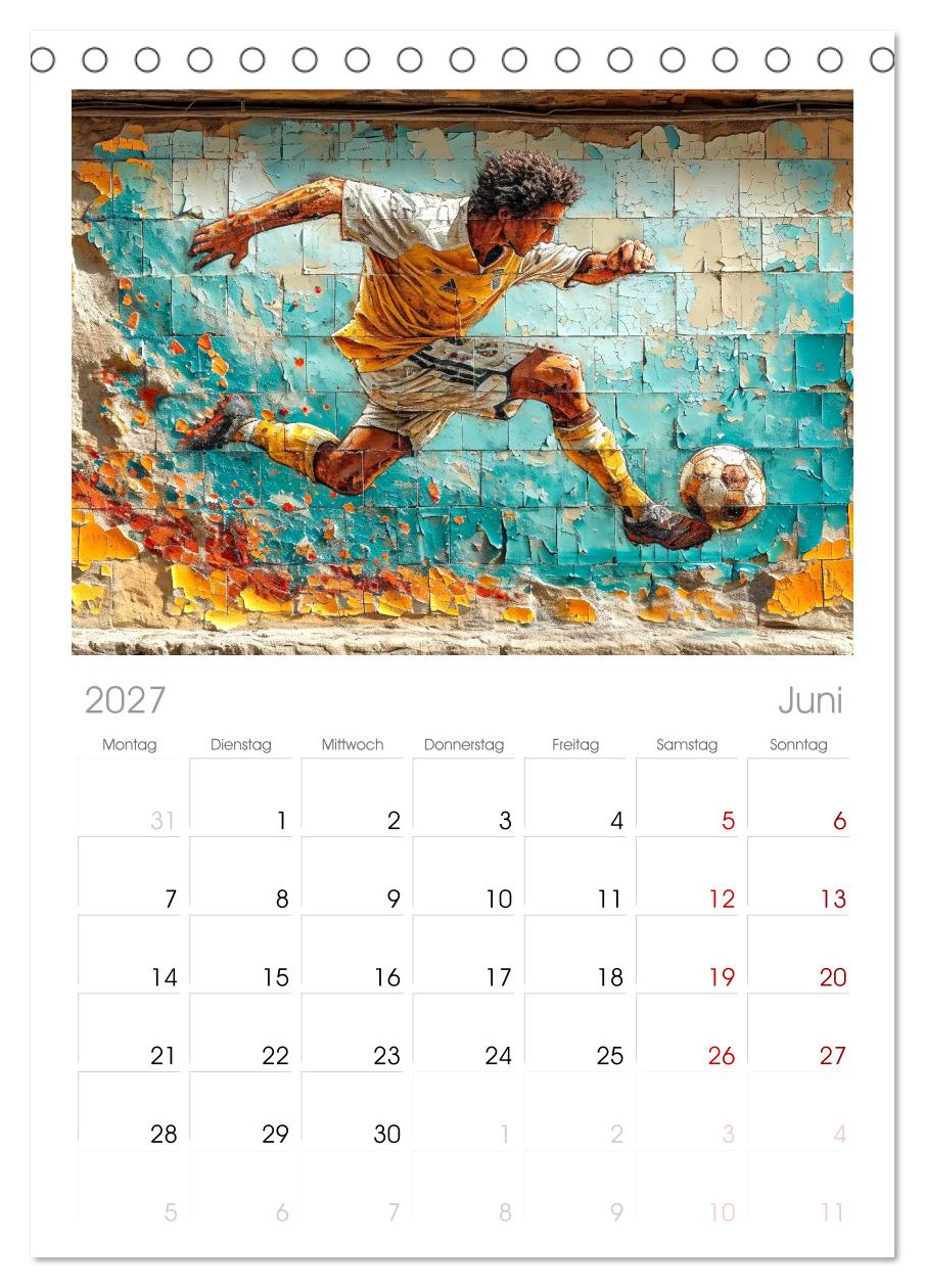 Fußball Graffiti - sportliche Kunst