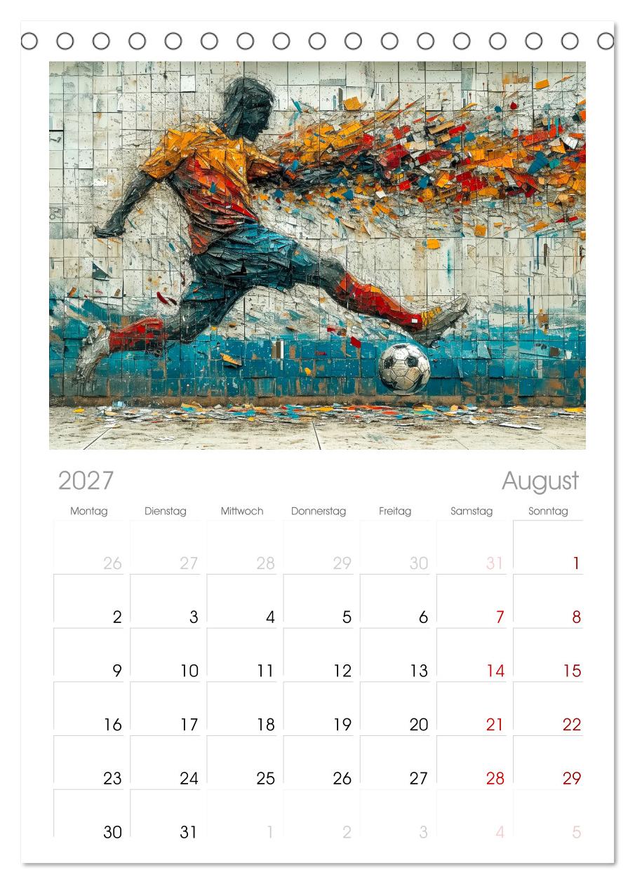 Fußball Graffiti - sportliche Kunst