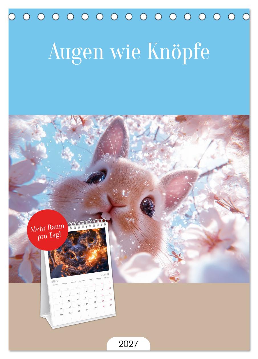 Augen wie Knöpfe