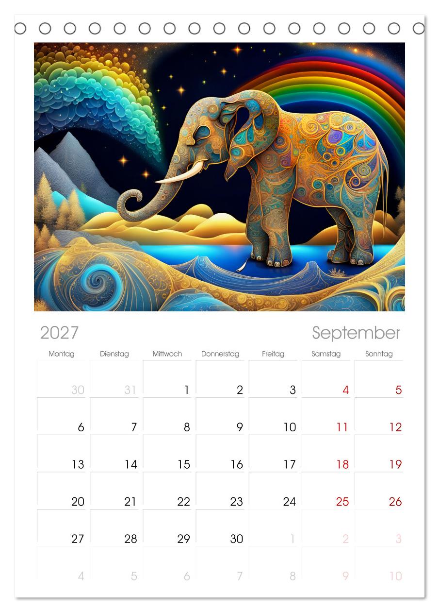 Tiere aus Regenbogenfarben