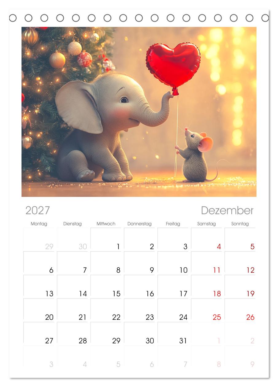 Der rote Luftballon - Elefant und Maus zeigen Dir das Jahr