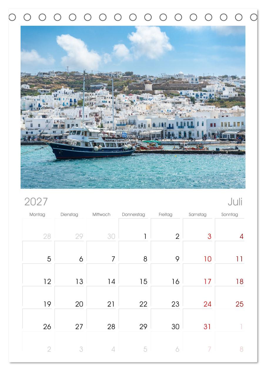 Griechenland - Mykonos Kalender