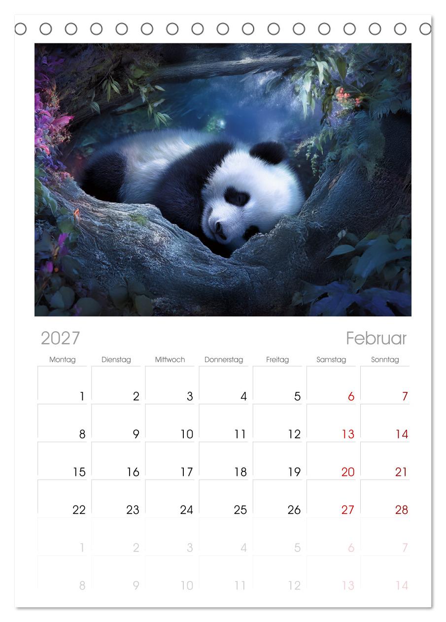 Schwarz auf Weiß - Der Panda-Kalender