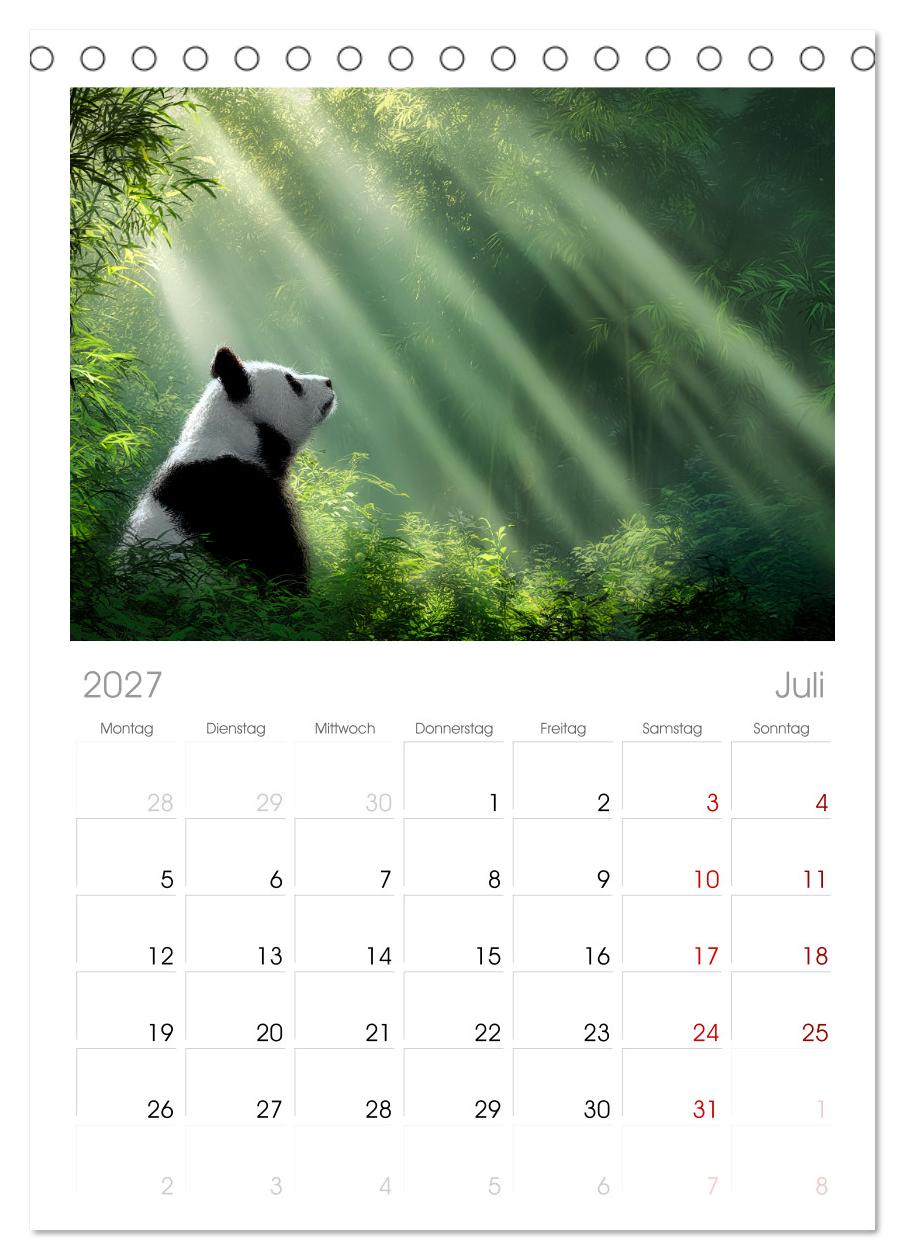 Schwarz auf Weiß - Der Panda-Kalender