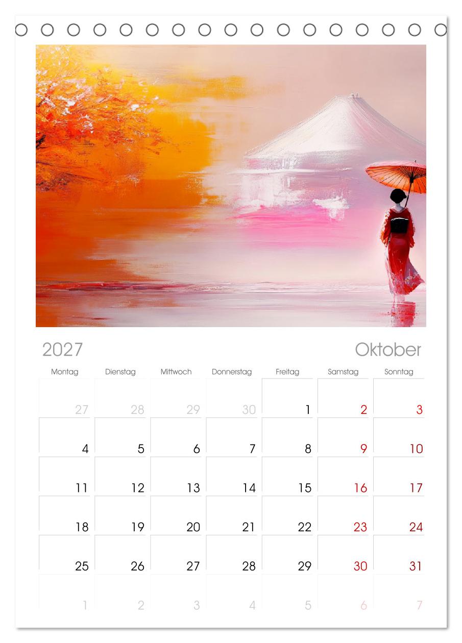 Japan. Eine künstlerische Reise im Aquarellstil