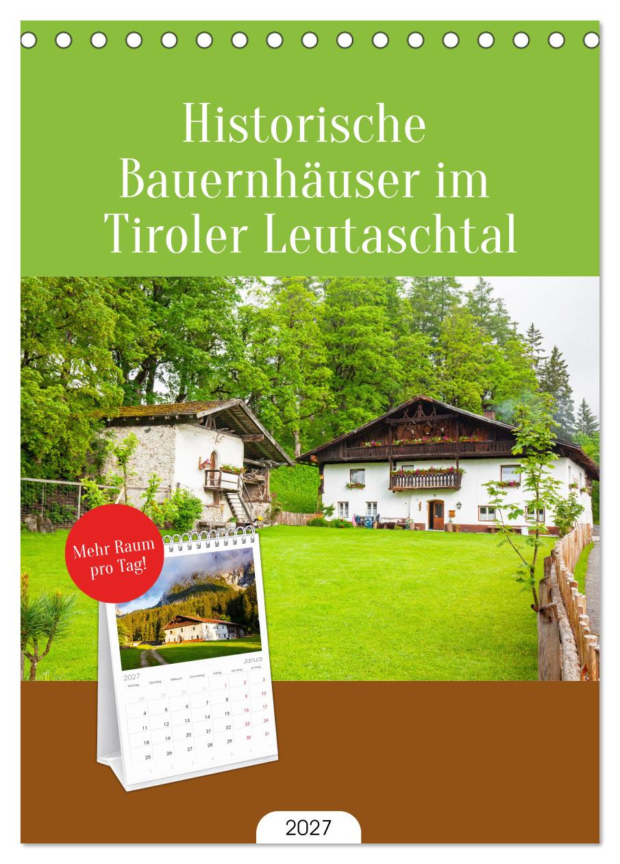 Historische Bauernhäuser im Tiroler Leutaschtal
