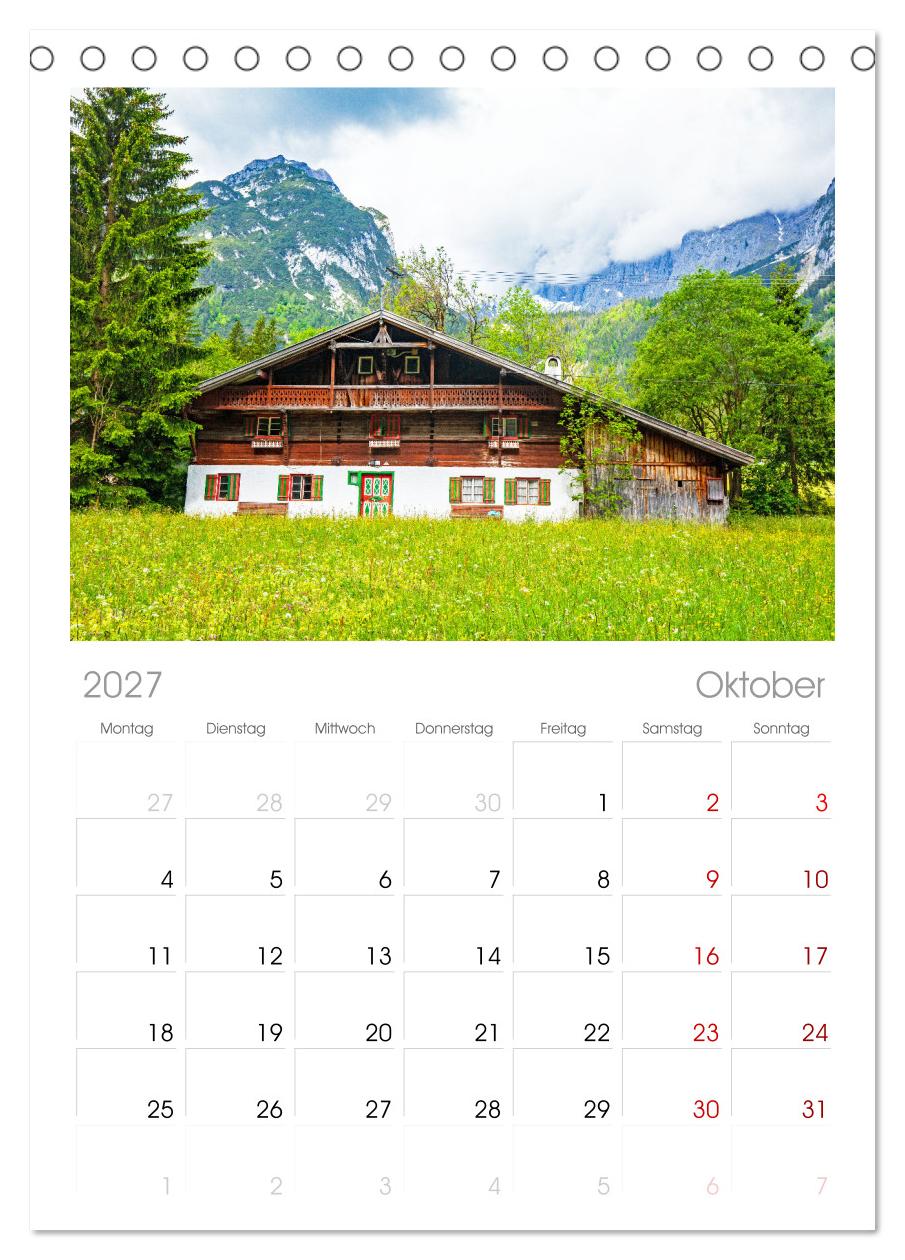 Historische Bauernhäuser im Tiroler Leutaschtal