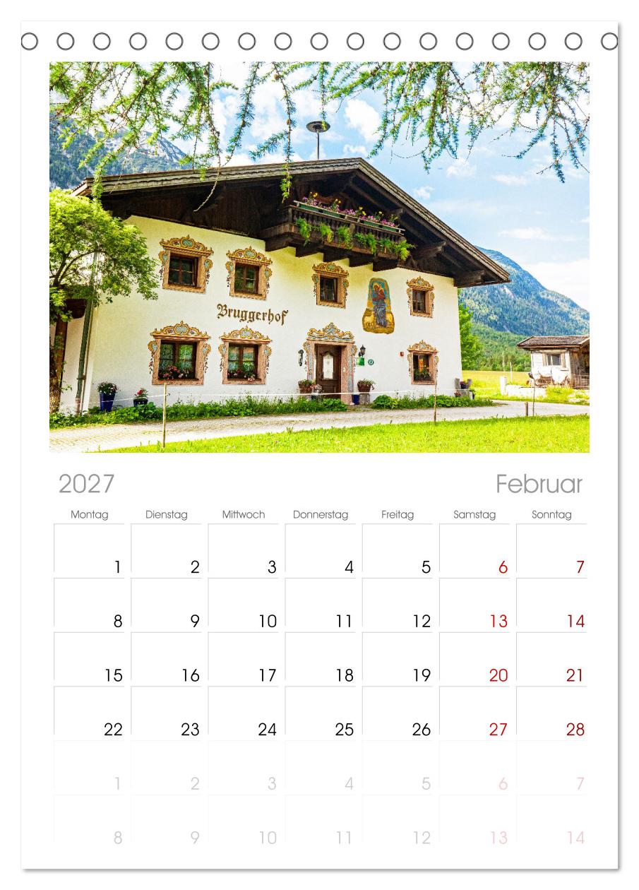 Historische Bauernhäuser im Tiroler Leutaschtal