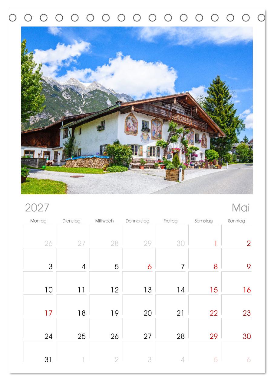 Historische Bauernhäuser im Tiroler Leutaschtal