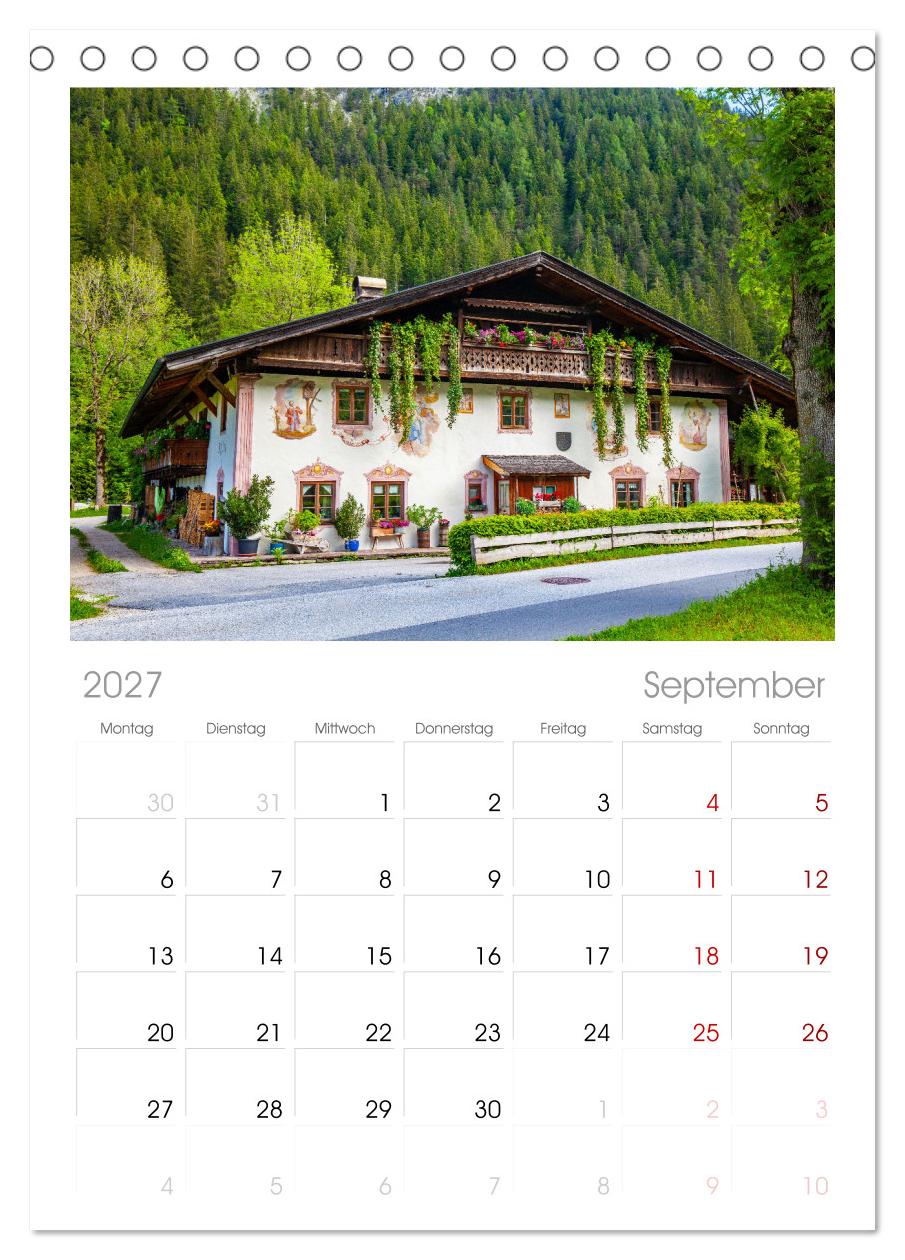 Historische Bauernhäuser im Tiroler Leutaschtal