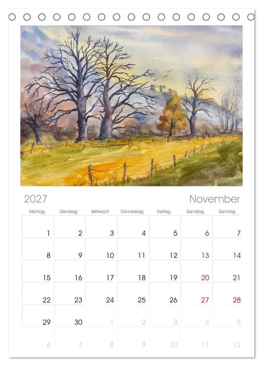 Dresden und das Elbtal - Ein Aquarellkalender von Claudia Pinkau