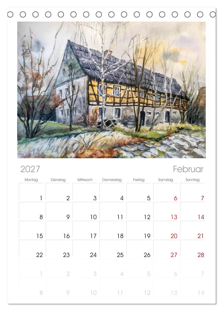 Dresden und das Elbtal - Ein Aquarellkalender von Claudia Pinkau