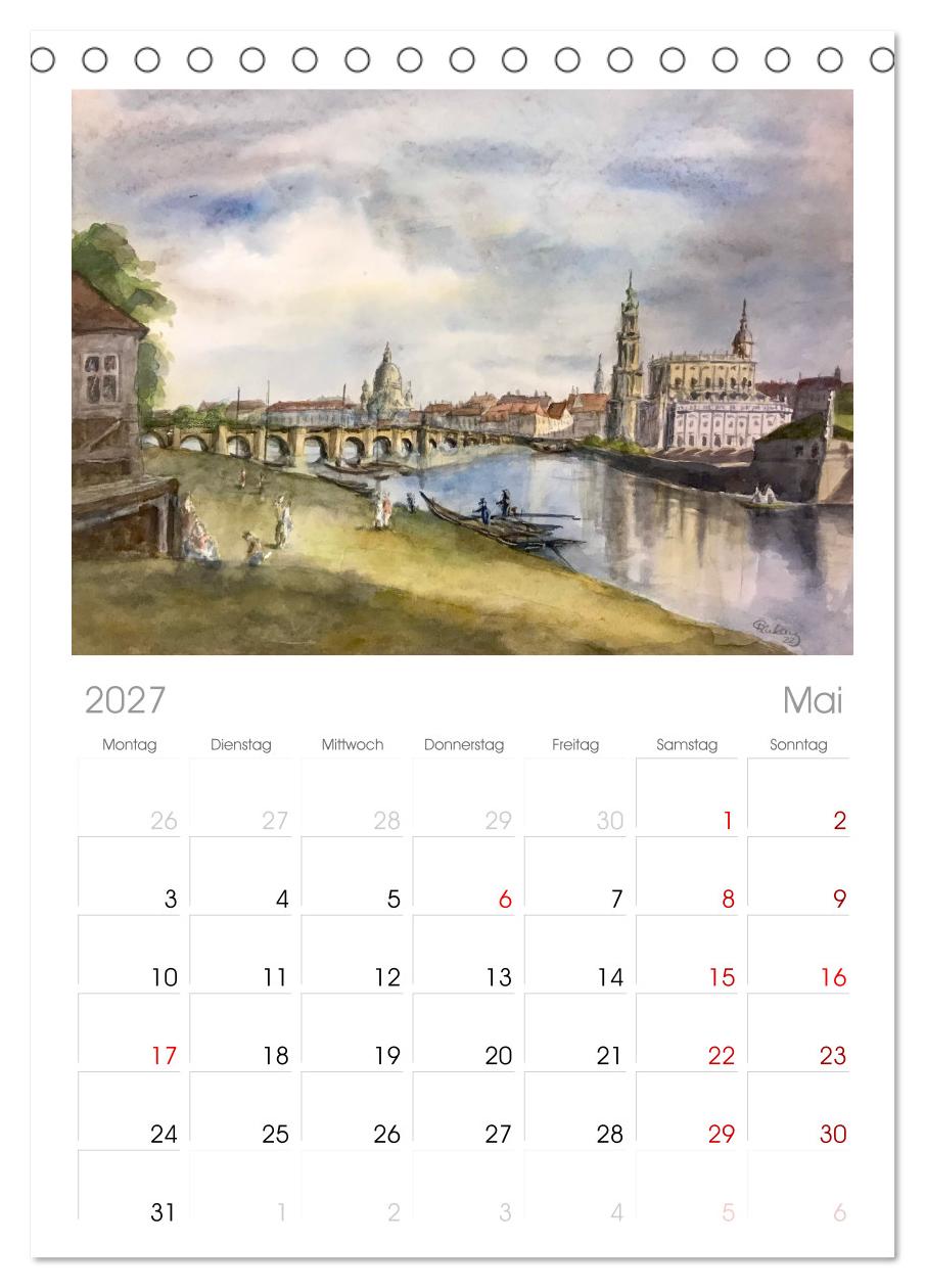 Dresden und das Elbtal - Ein Aquarellkalender von Claudia Pinkau