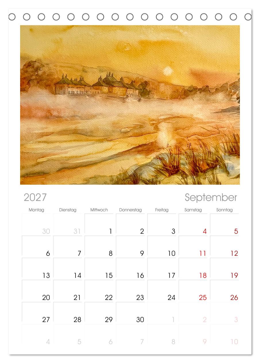 Dresden und das Elbtal - Ein Aquarellkalender von Claudia Pinkau