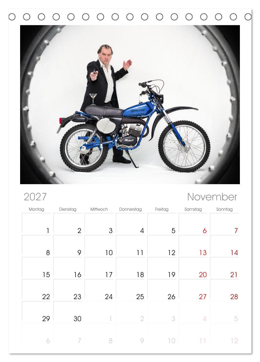 Echte Männer, coole Mopeds
