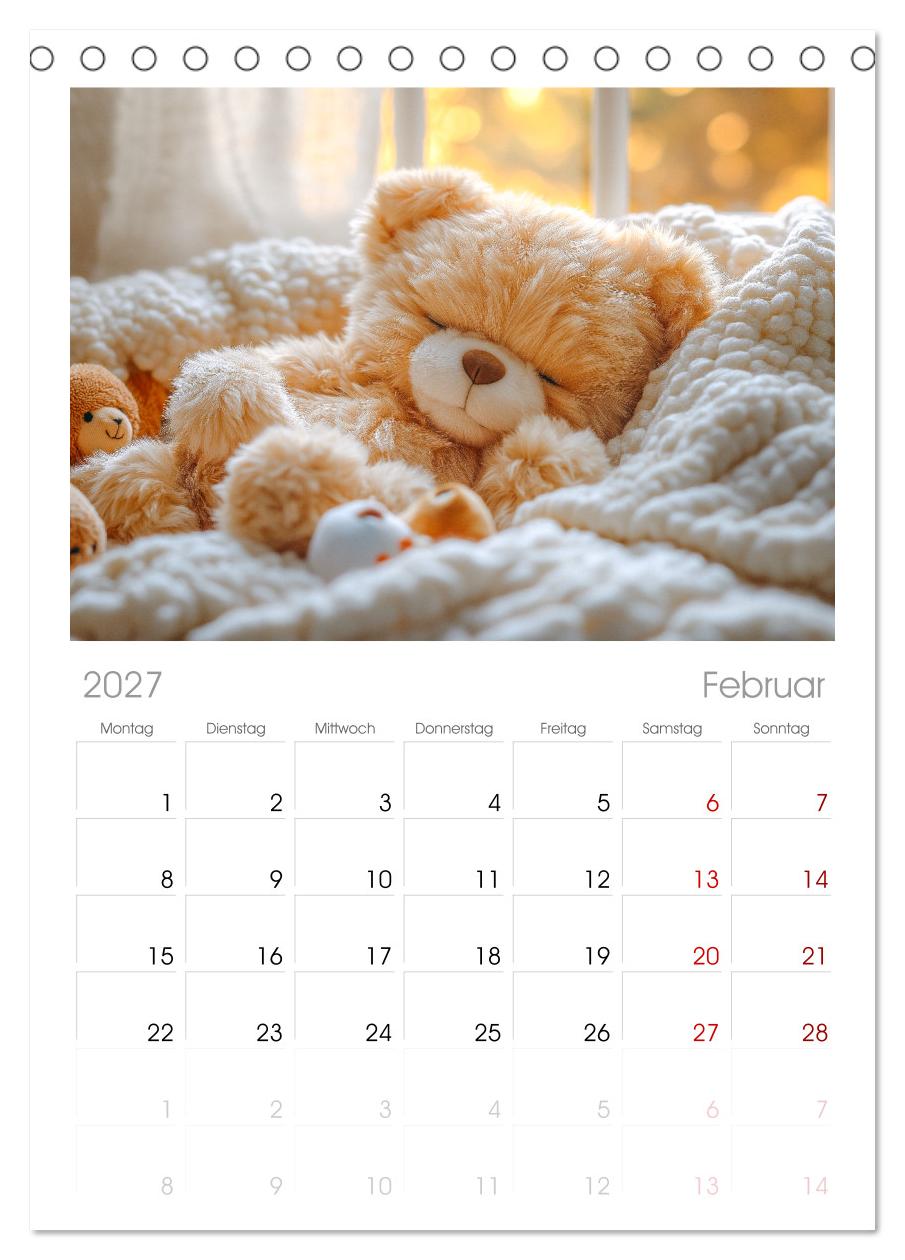 Teddy Babykalender - Jeden Monat zum Knuddeln süß