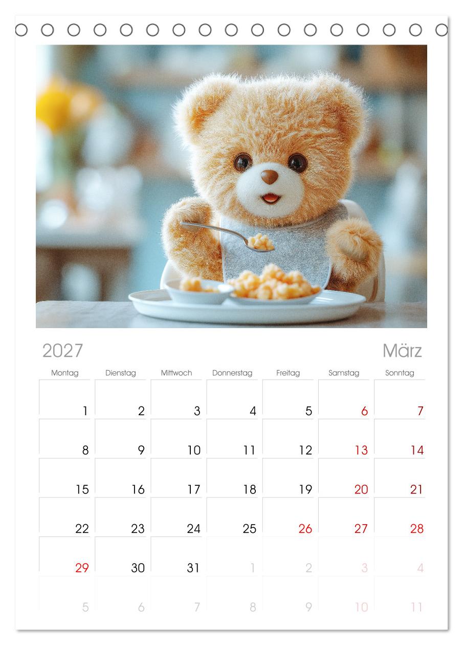 Teddy Babykalender - Jeden Monat zum Knuddeln süß