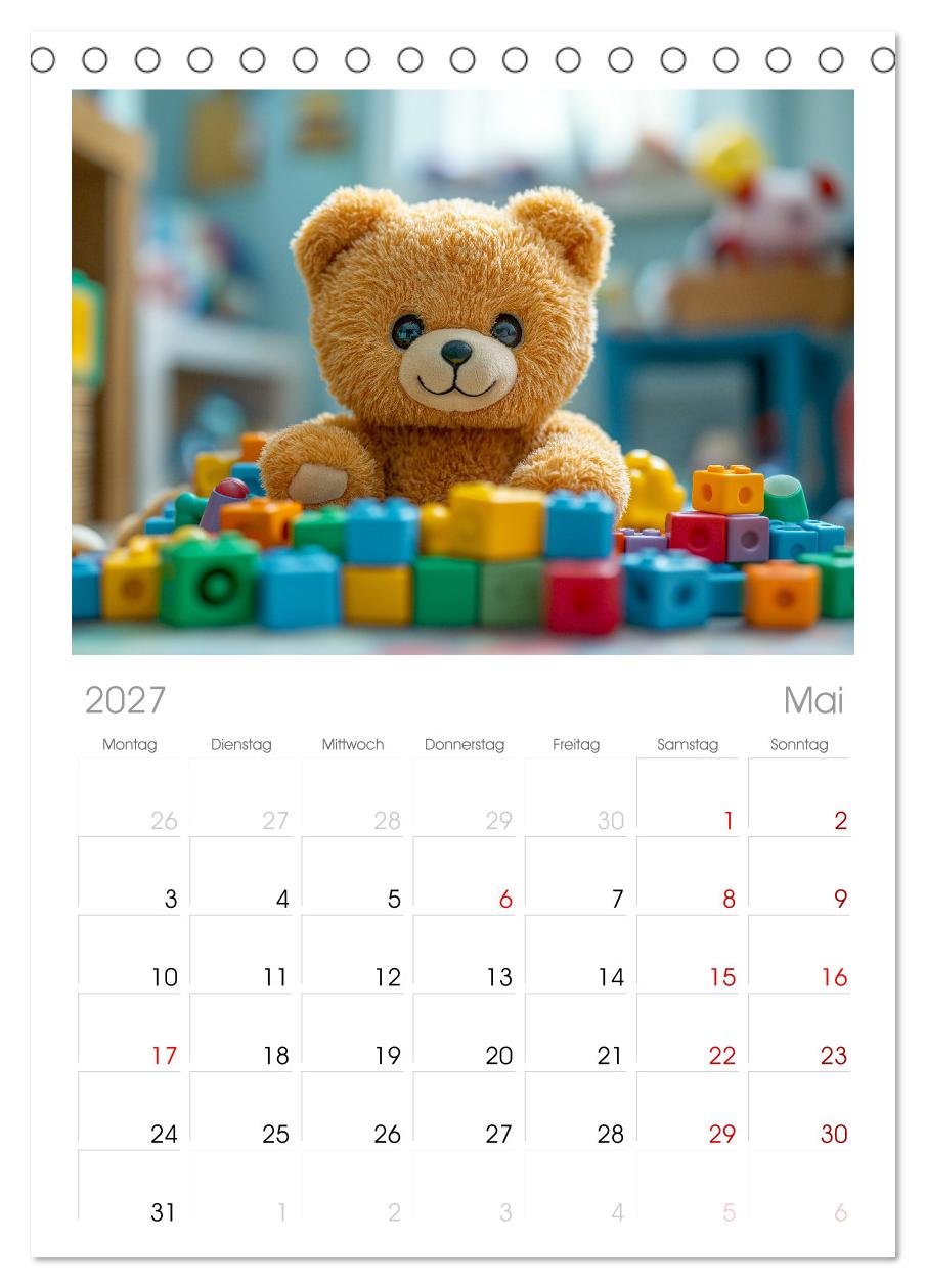 Teddy Babykalender - Jeden Monat zum Knuddeln süß