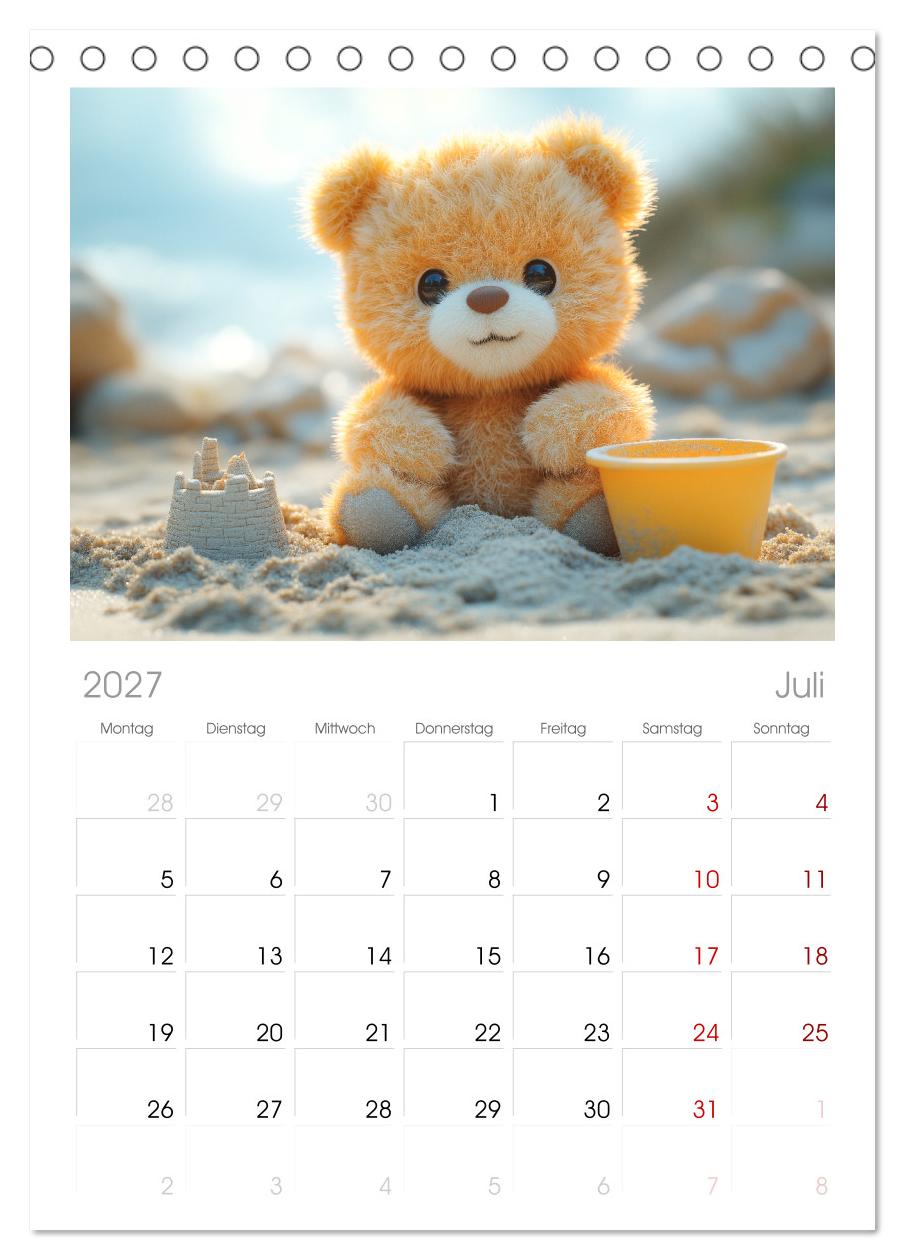 Teddy Babykalender - Jeden Monat zum Knuddeln süß