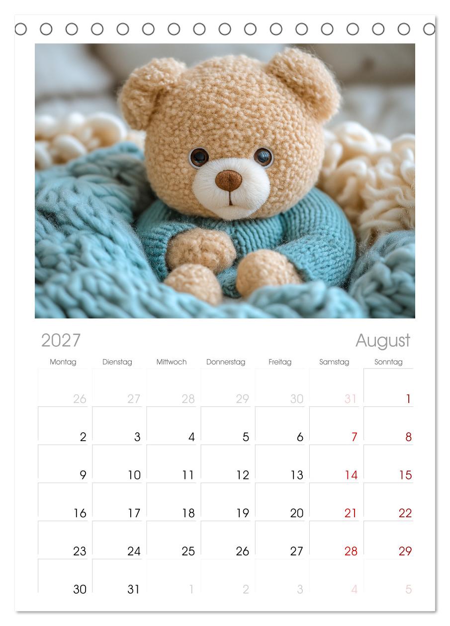 Teddy Babykalender - Jeden Monat zum Knuddeln süß