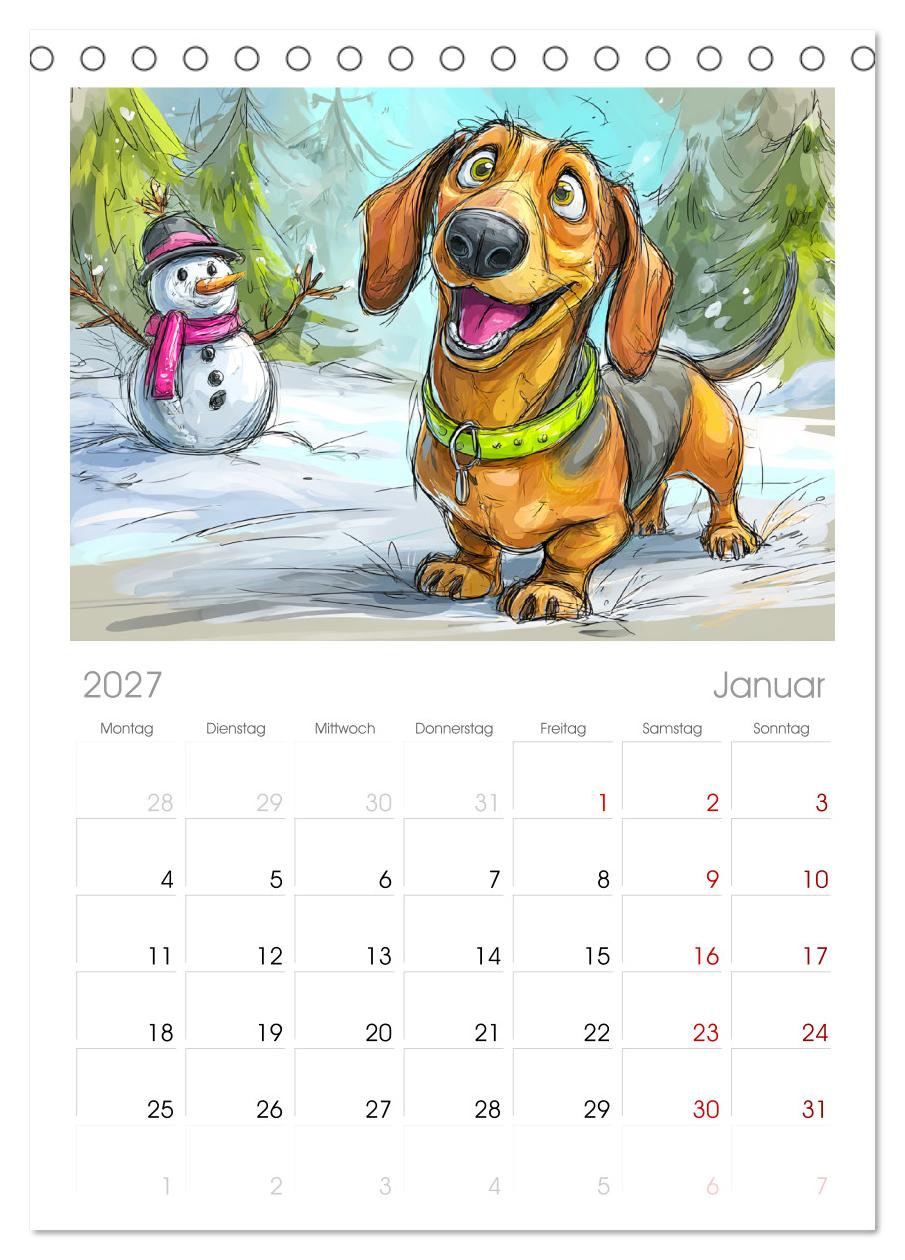 Dackel Fun. Zauberhafte Hunde Cartoons fürs Herz