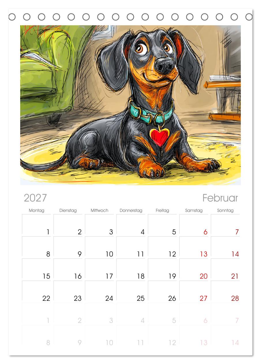 Dackel Fun. Zauberhafte Hunde Cartoons fürs Herz
