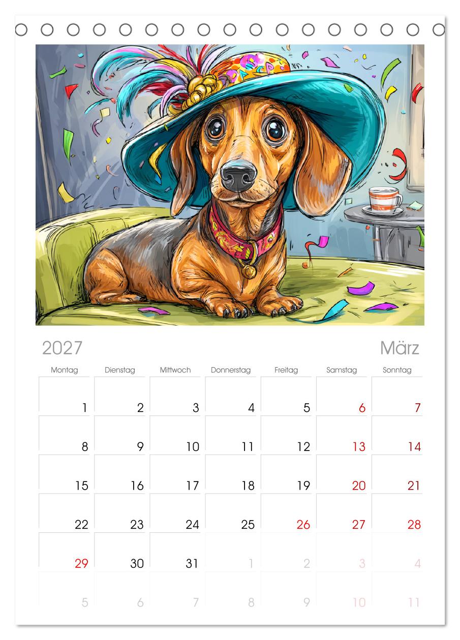 Dackel Fun. Zauberhafte Hunde Cartoons fürs Herz