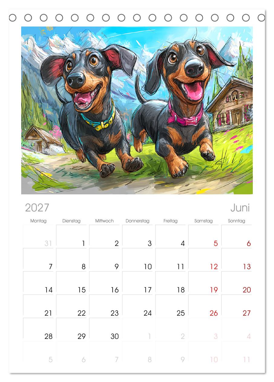 Dackel Fun. Zauberhafte Hunde Cartoons fürs Herz