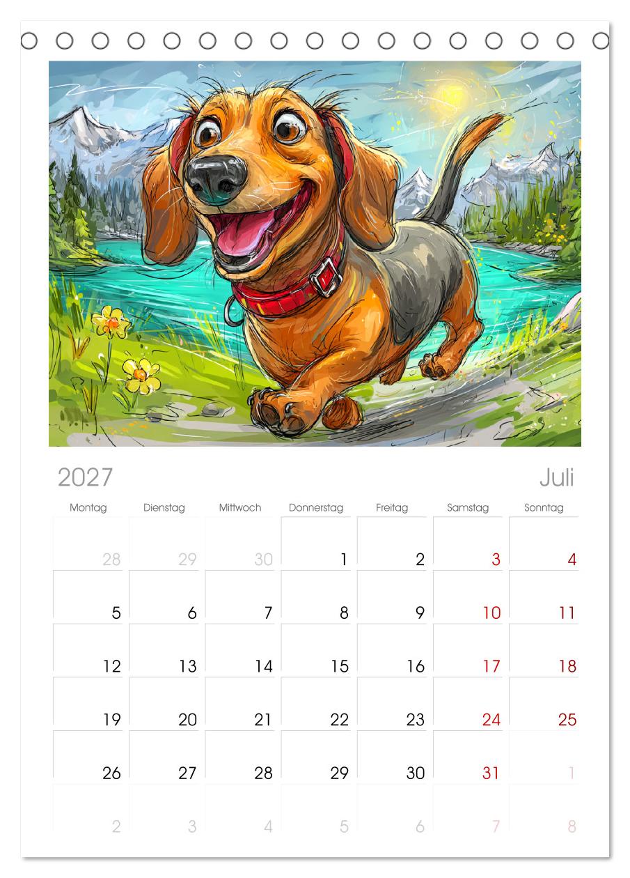 Dackel Fun. Zauberhafte Hunde Cartoons fürs Herz