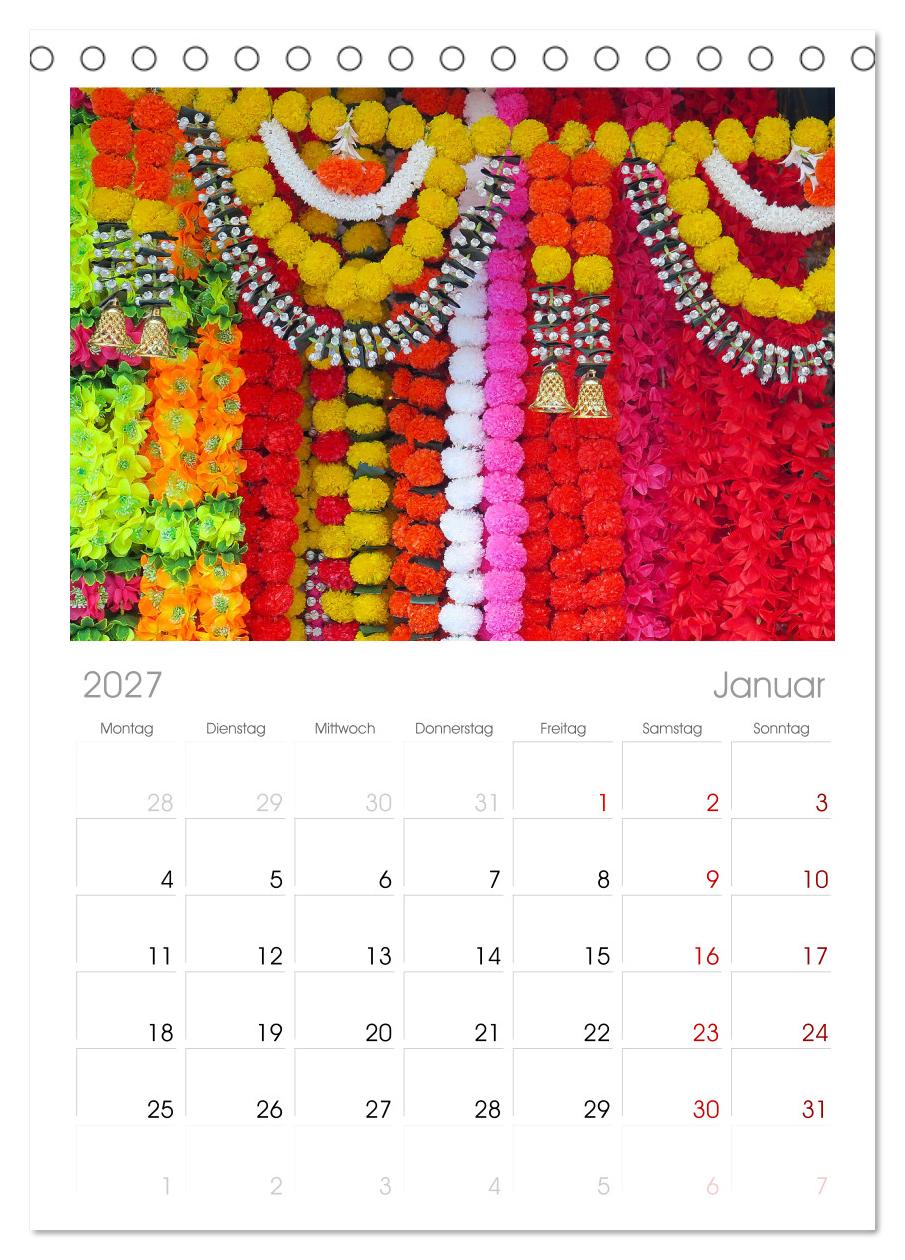 Asien - Farbenfrohe Blumenketten