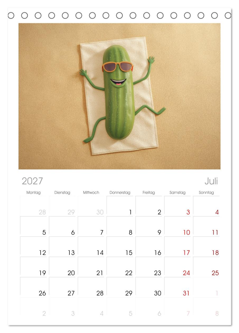 Esse ich nicht! Der freche Kinderkalender mit Obst & Gemüse