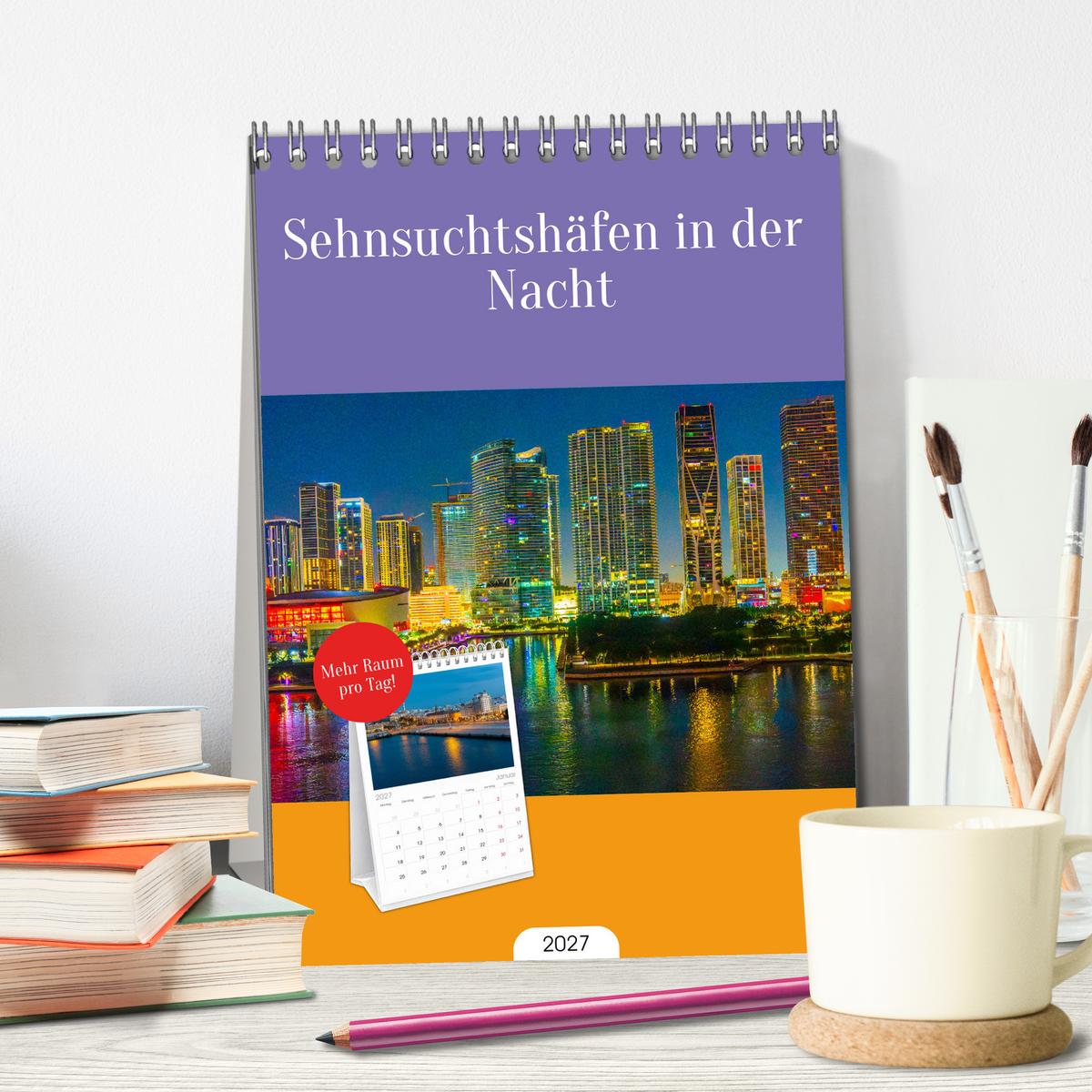 Sehnsuchtshäfen in der Nacht