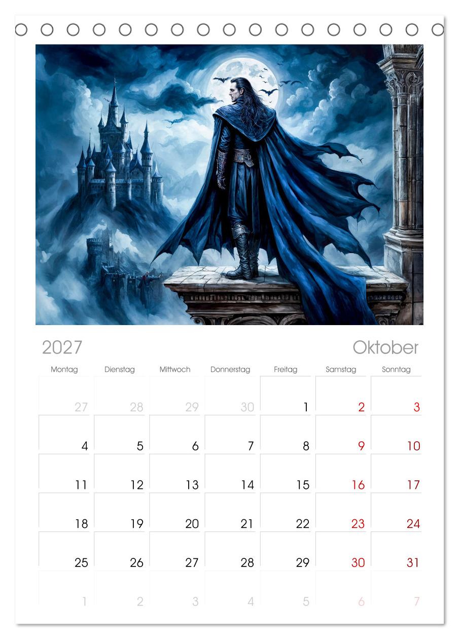 Finsternis der Vampire - Mystischer düsterer Fantasy Kalender
