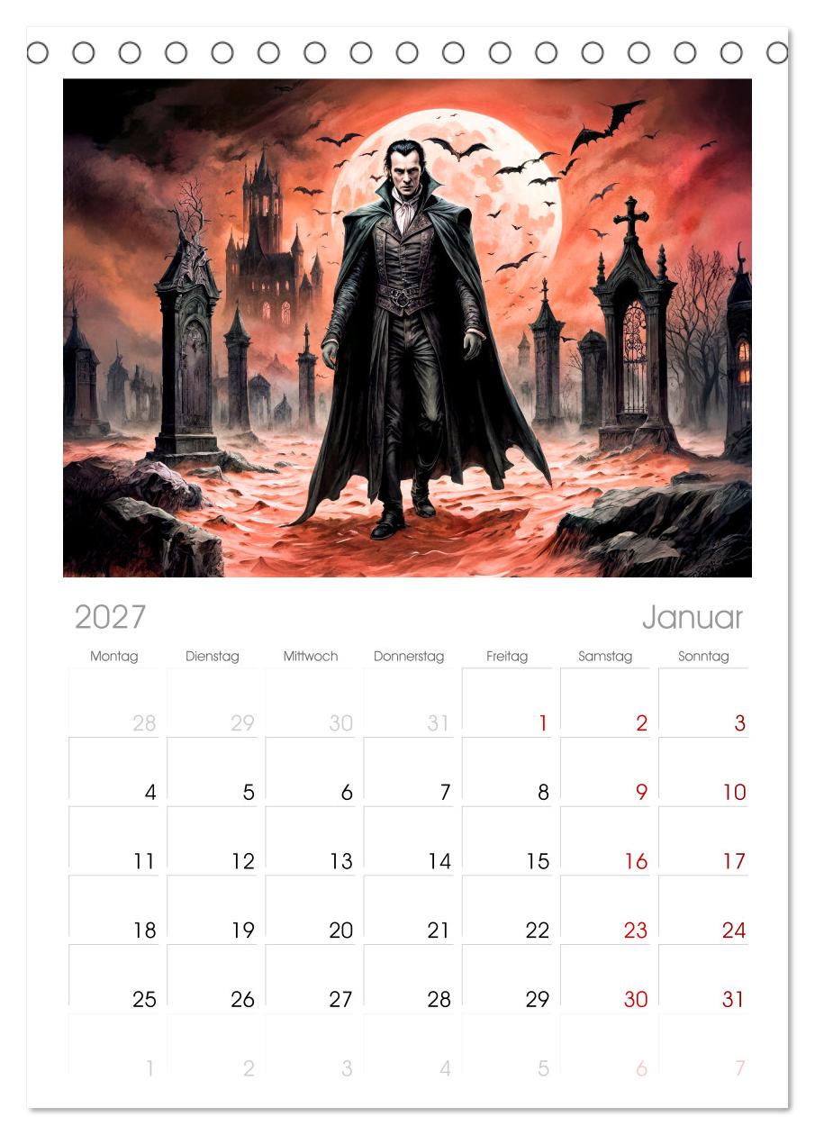 Finsternis der Vampire - Mystischer düsterer Fantasy Kalender