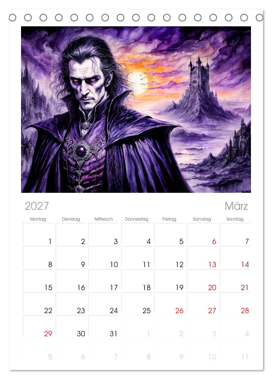 Finsternis der Vampire - Mystischer düsterer Fantasy Kalender