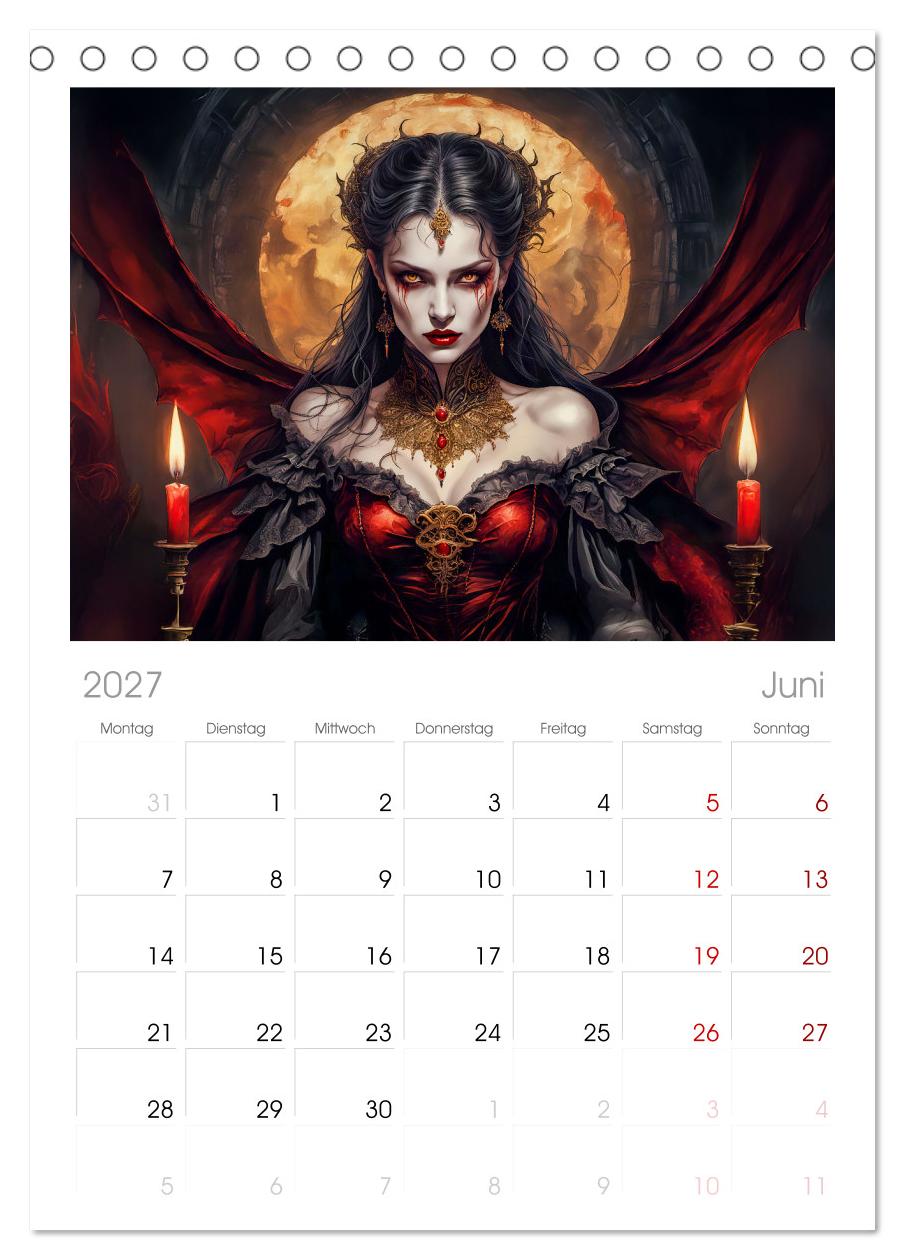 Finsternis der Vampire - Mystischer düsterer Fantasy Kalender