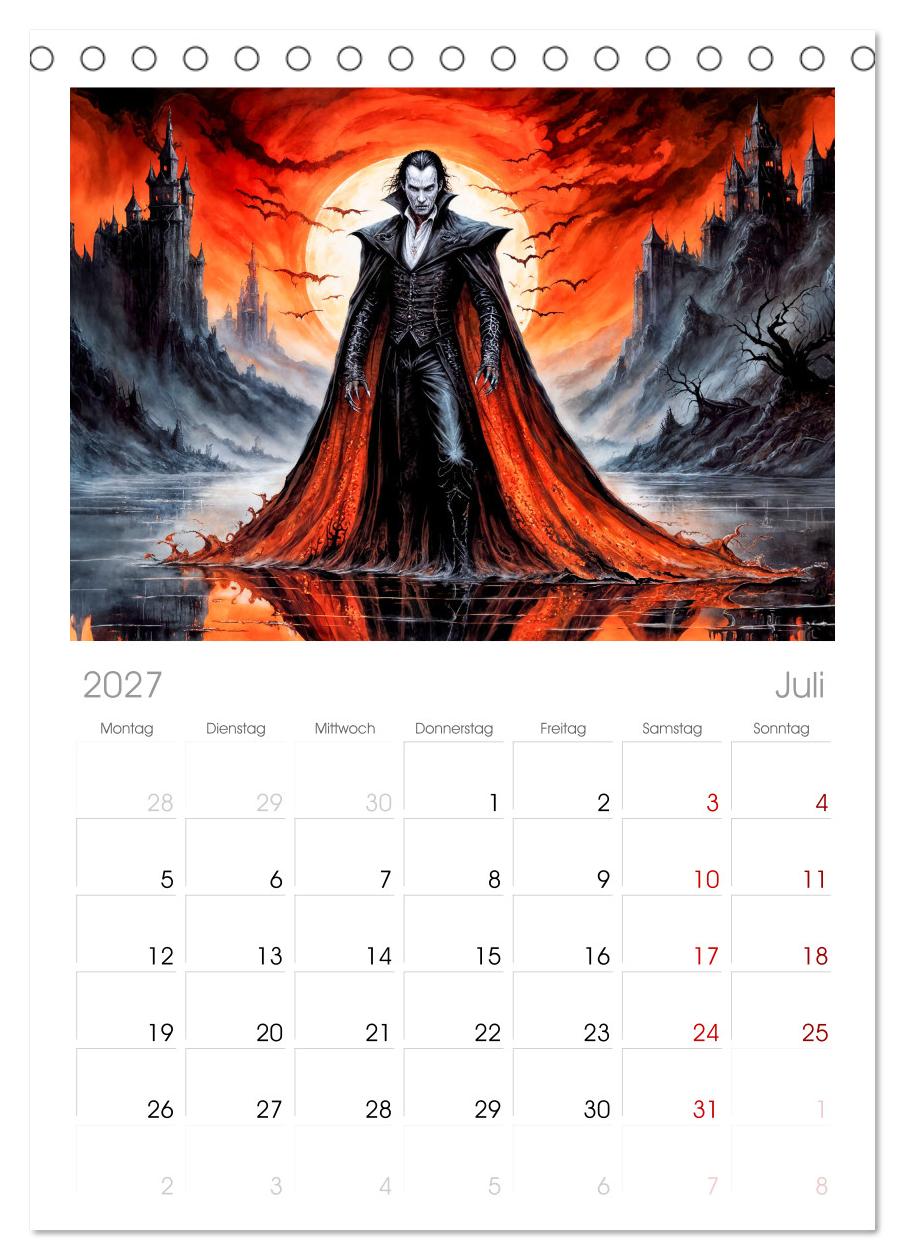 Finsternis der Vampire - Mystischer düsterer Fantasy Kalender
