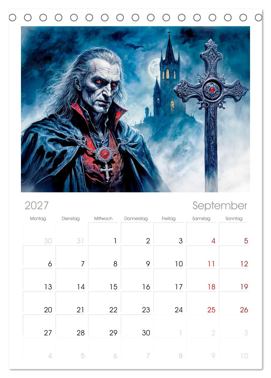 Finsternis der Vampire - Mystischer düsterer Fantasy Kalender