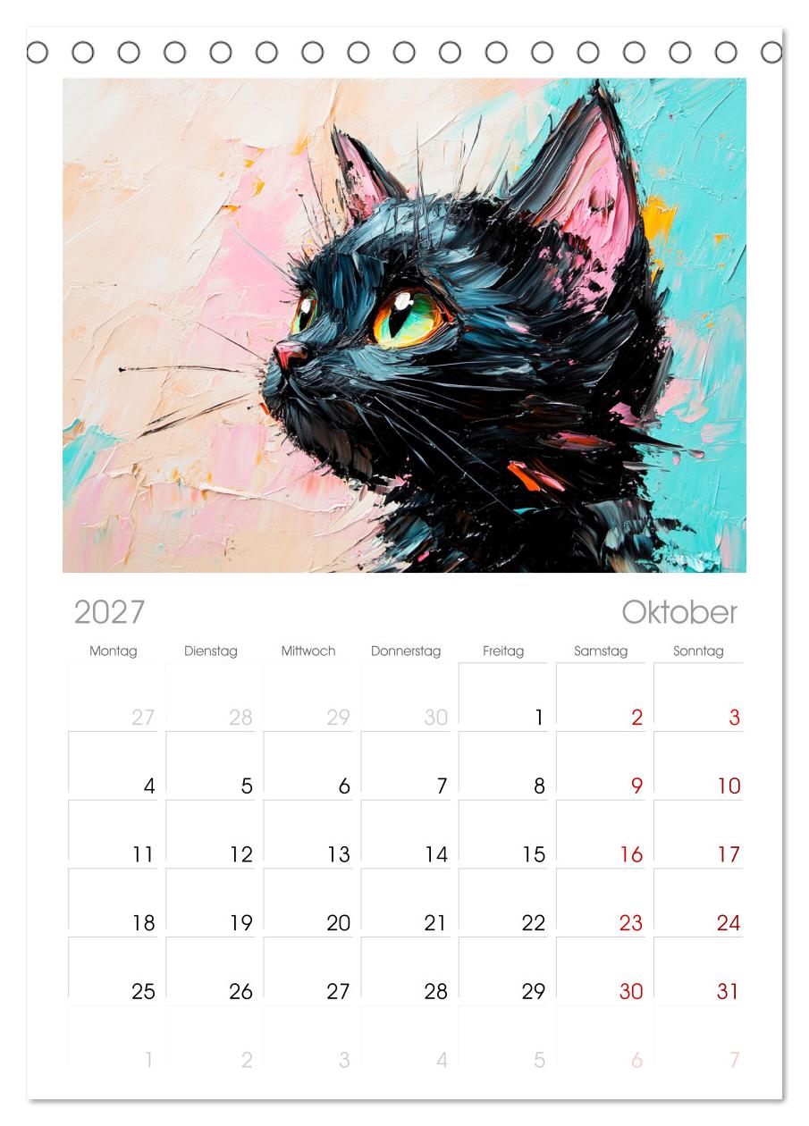 Katzengesichter im Ölgemälde-Stil. Liebliche Portraits fürs Herz