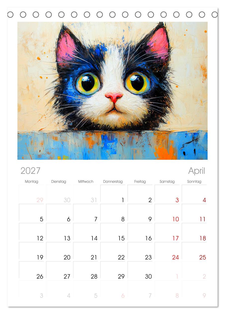 Katzengesichter im Ölgemälde-Stil. Liebliche Portraits fürs Herz
