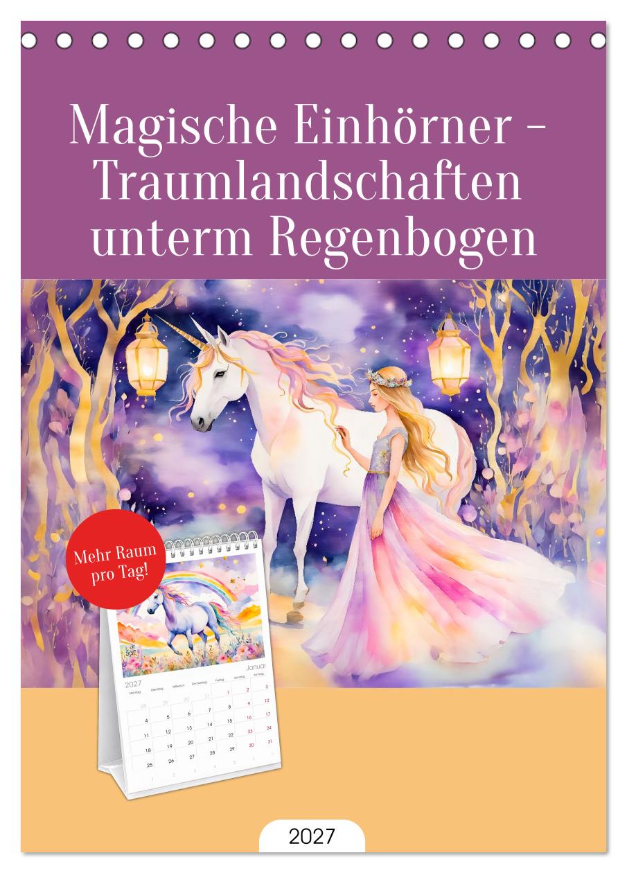 Magische Einhörner - Traumlandschaften unterm Regenbogen