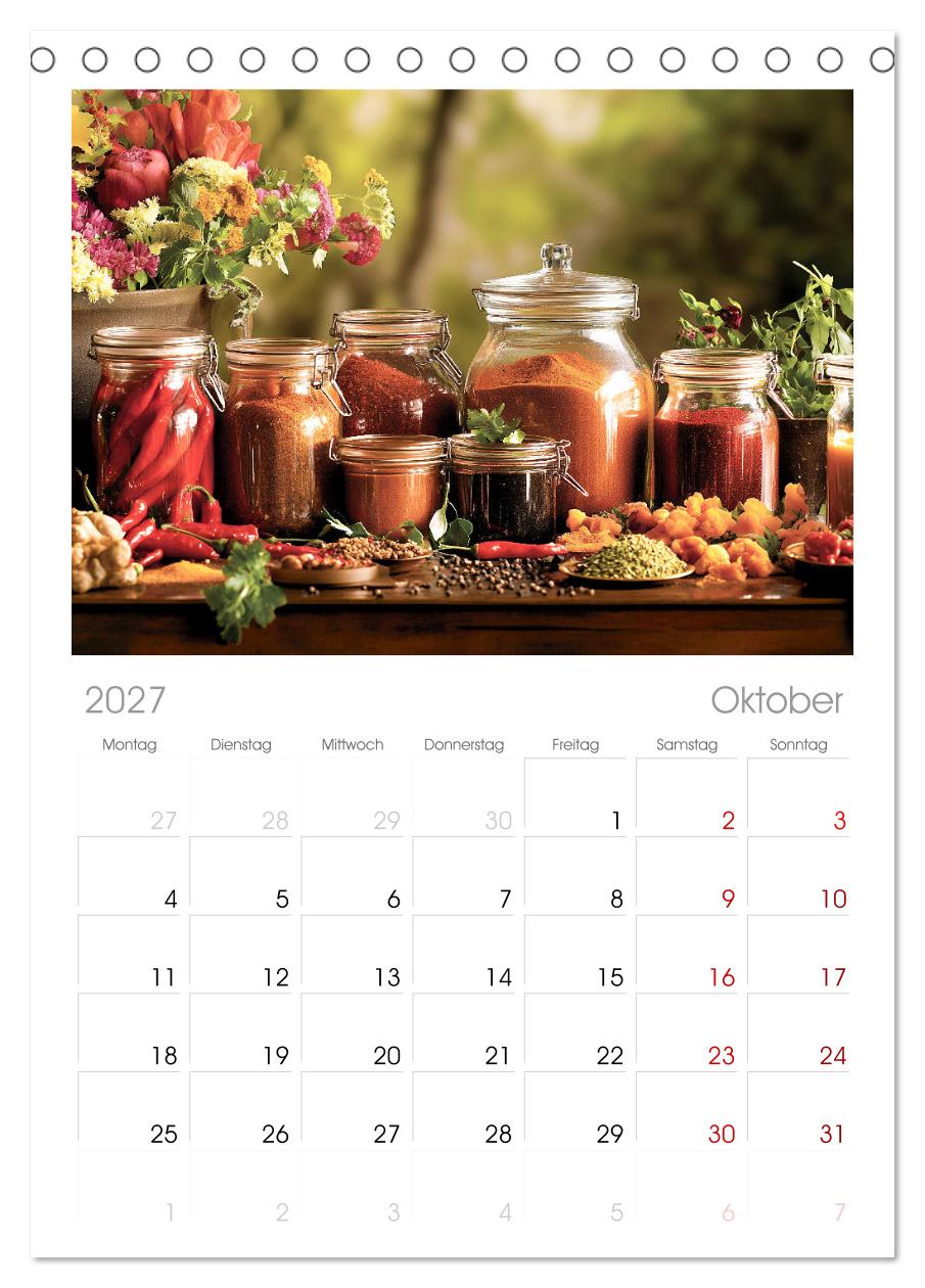 Küchenkalender Glaswerk