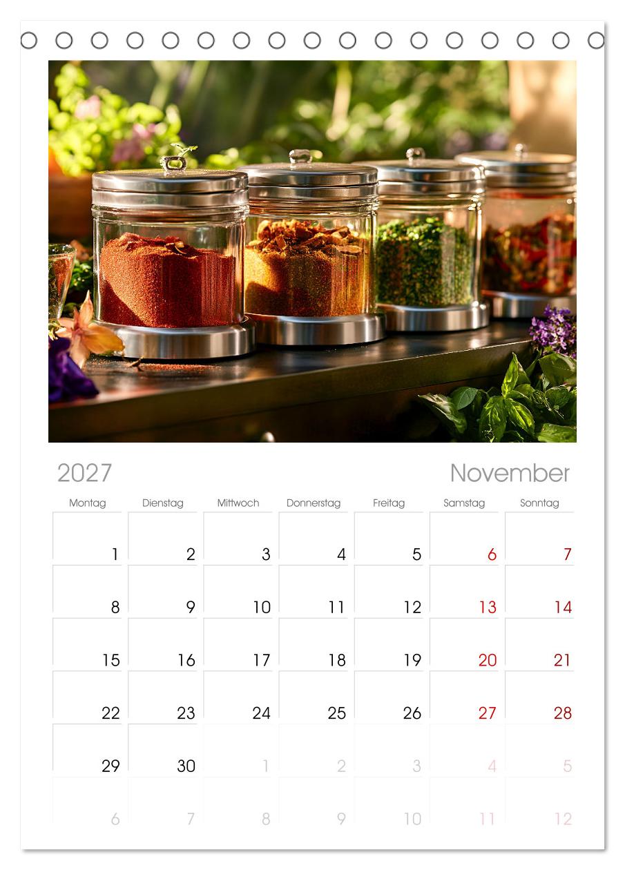 Küchenkalender Glaswerk
