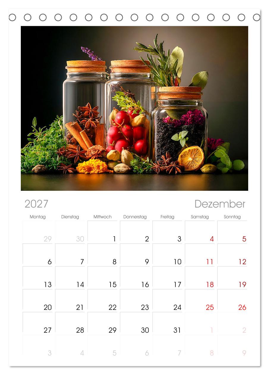 Küchenkalender Glaswerk